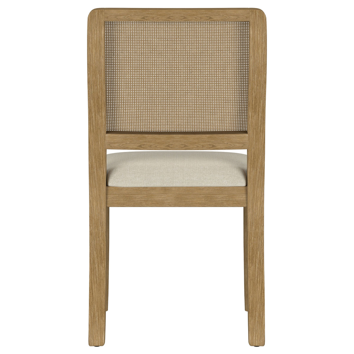 Arini Rattan Cane Dining Side Chair Black (Set of 2)