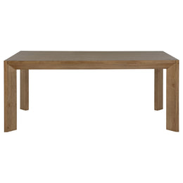 Bruner  72-inch Rectangular Dining Set Natural Brown
