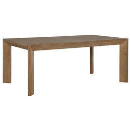 Bruner  72-inch Rectangular Dining Set Natural Brown
