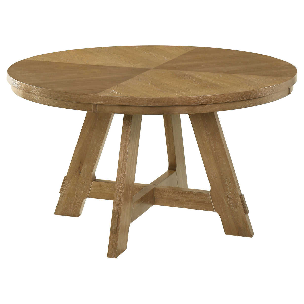 Danvers  Dining Table Set Brown Oak and Latte