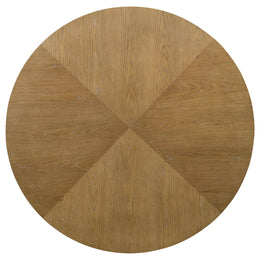 Danvers  Dining Table Set Brown Oak and Latte