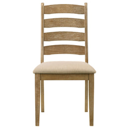 Dalila Wood Dining Side Chair Cappuccino (Set of 2)