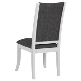 Judd  54-inch Round Wood Dining Table Set Pearl White