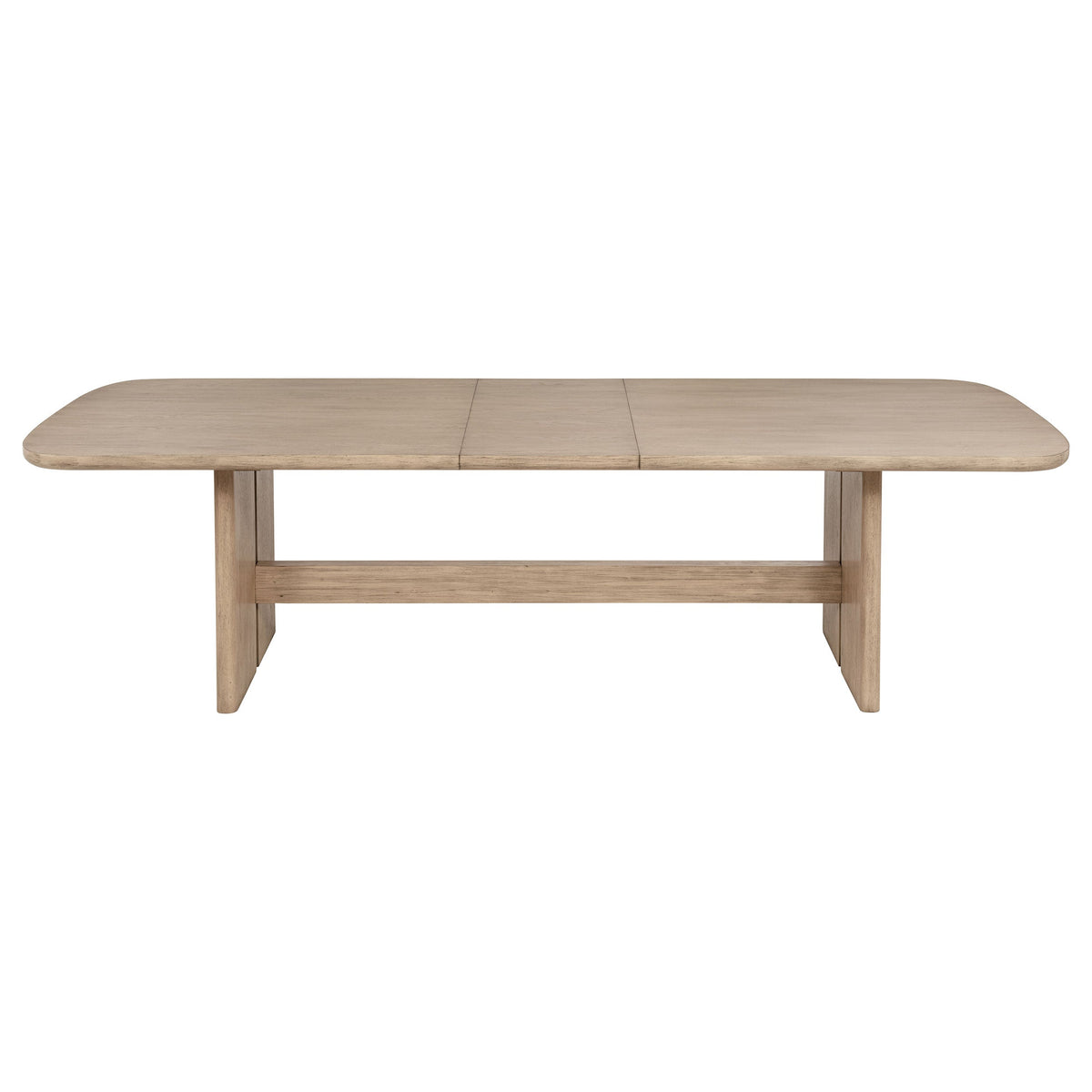 Kailani  Rectangular Wood Dining Table Set Beige Oak