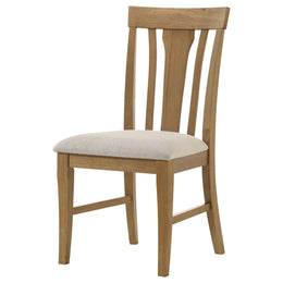 Hartville Dining Side Chair Natural Light Brown (Set of 2)