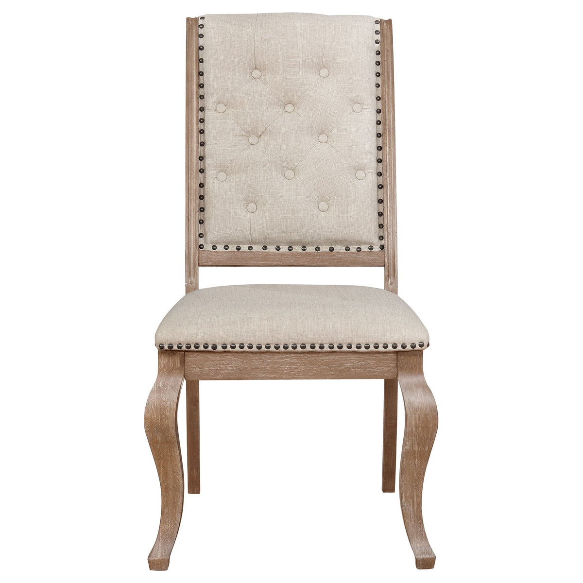 Brockway Upholstered Dining Chair Barley Brown (Set of 2)