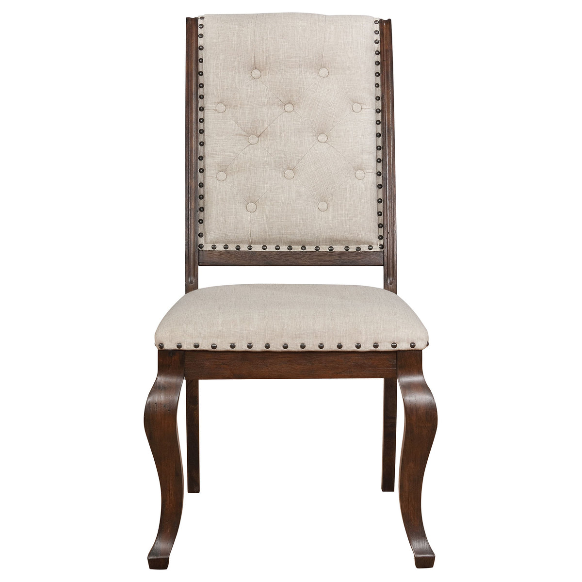 Brockway Upholstered Dining Chair Barley Brown (Set of 2)