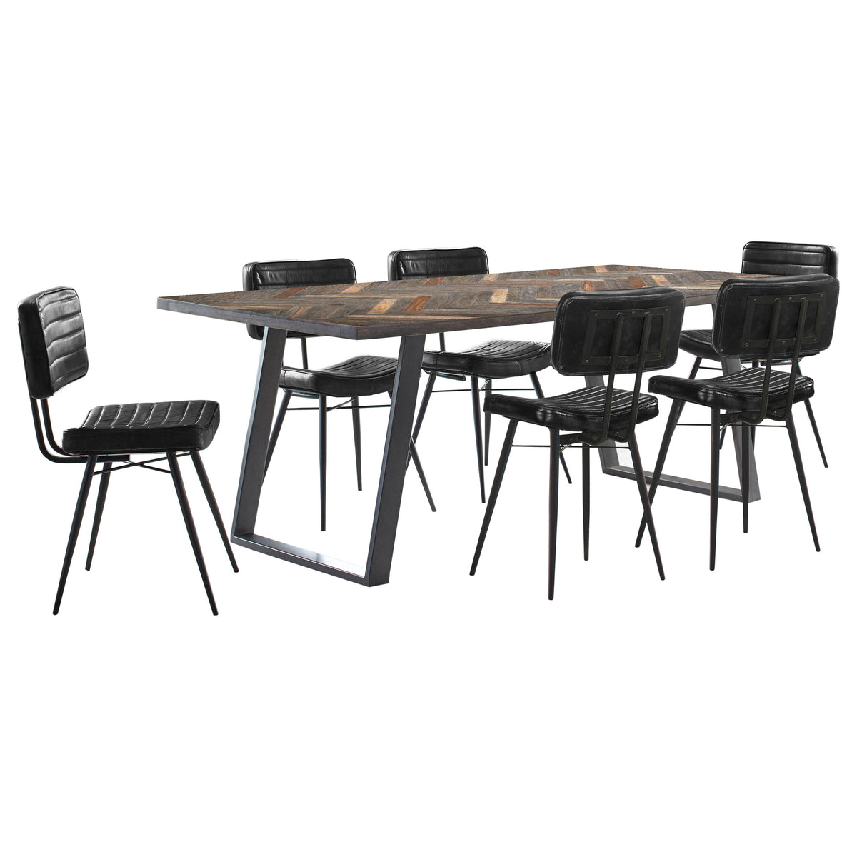 Misty  Rectangular Dining Set Sheesham and Camel