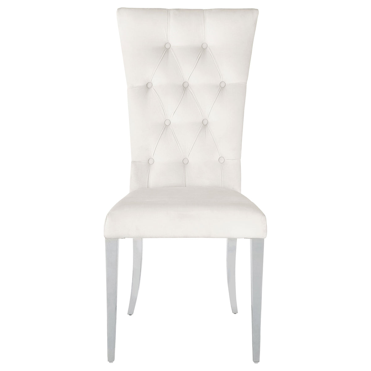 Kerwin Velvet Upholstered Dining Side Chair Grey (Set of 2)