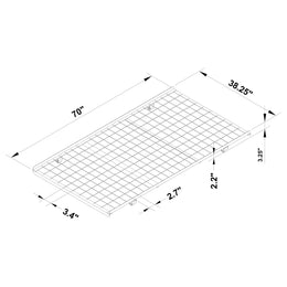 Eden Metal  Trundle Bed Black