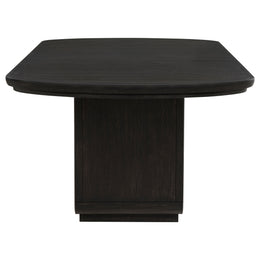 Leandro 78-inch Extension Dining Room Table Burnished Black