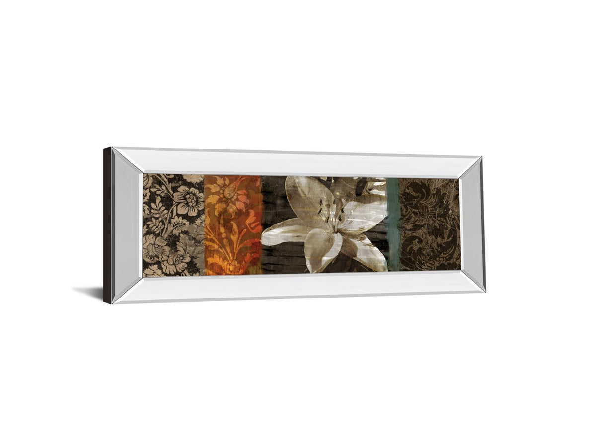 Mirrored Frame Evanescent I By Keith Mallet 18X42 Mirror Frame Print