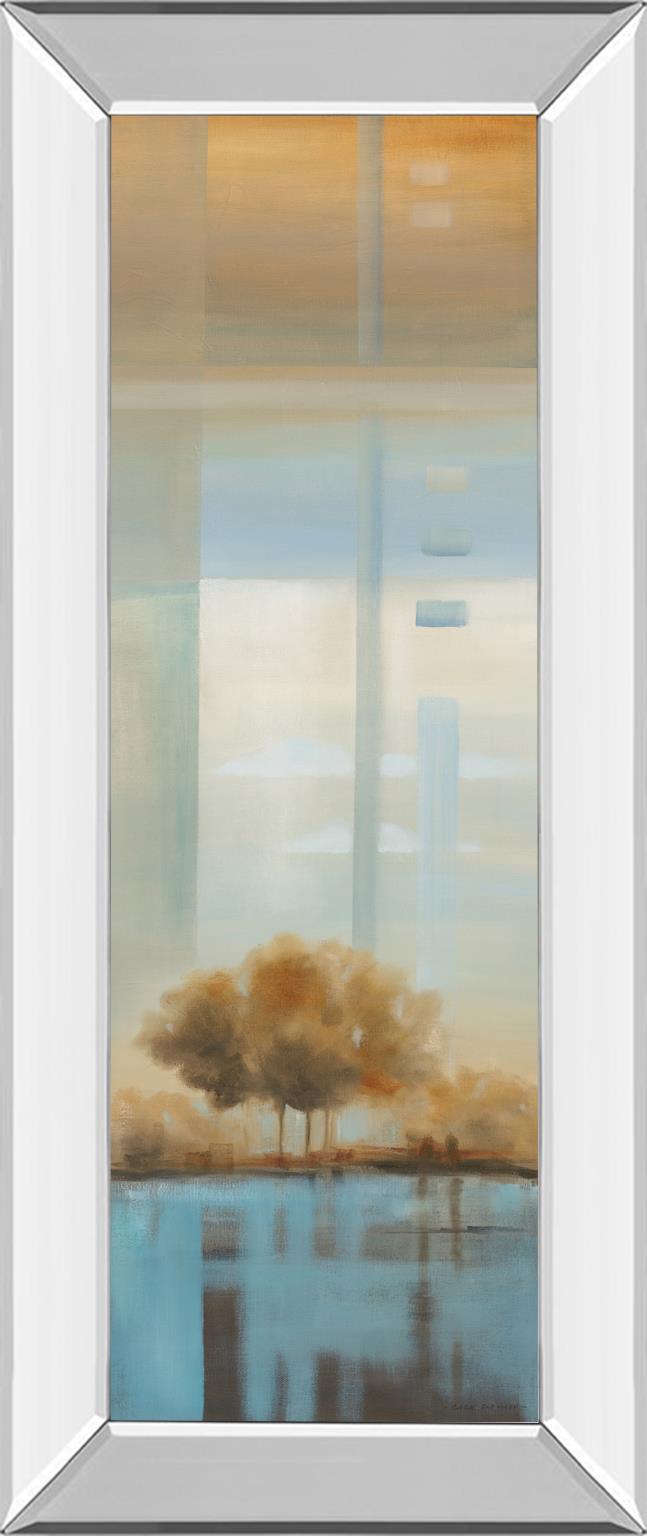 Mirrored Frame Window On The Word Ii By Carol Robinson 18X42 Mirror Frame Print