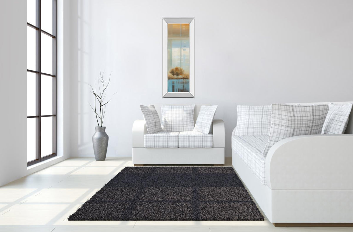 Mirrored Frame Window On The Word Ii By Carol Robinson 18X42 Mirror Frame Print