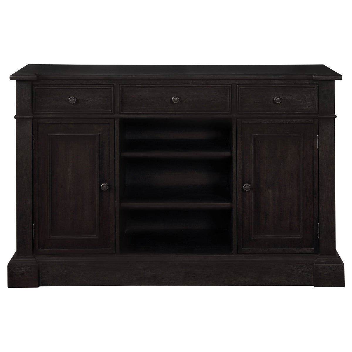 Phelps 2-door Sideboard Buffet Cabinet Distressed Noir