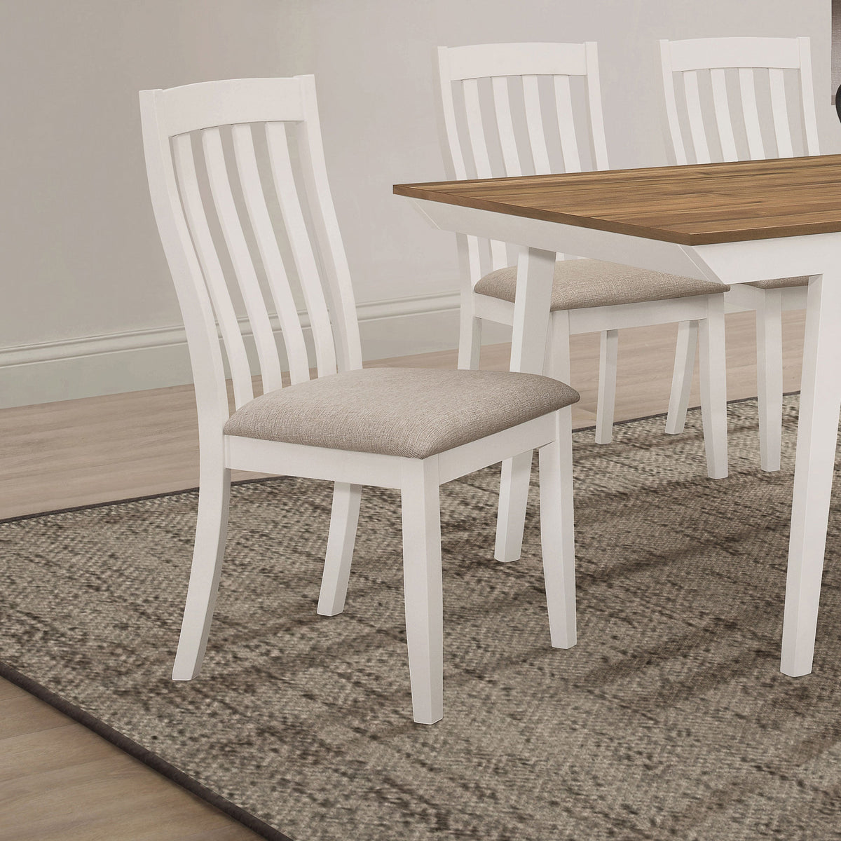 Nogales Wood Dining Side Chair Coastal Grey (Set of 2)
