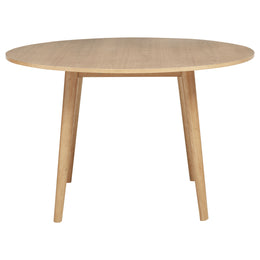 Andrews 48-inch Round Wood Dining Room Table Light Ash