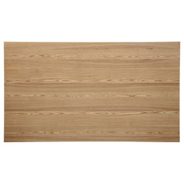 Andrews 66-inch Rectangular Dining Table Light Ash and White