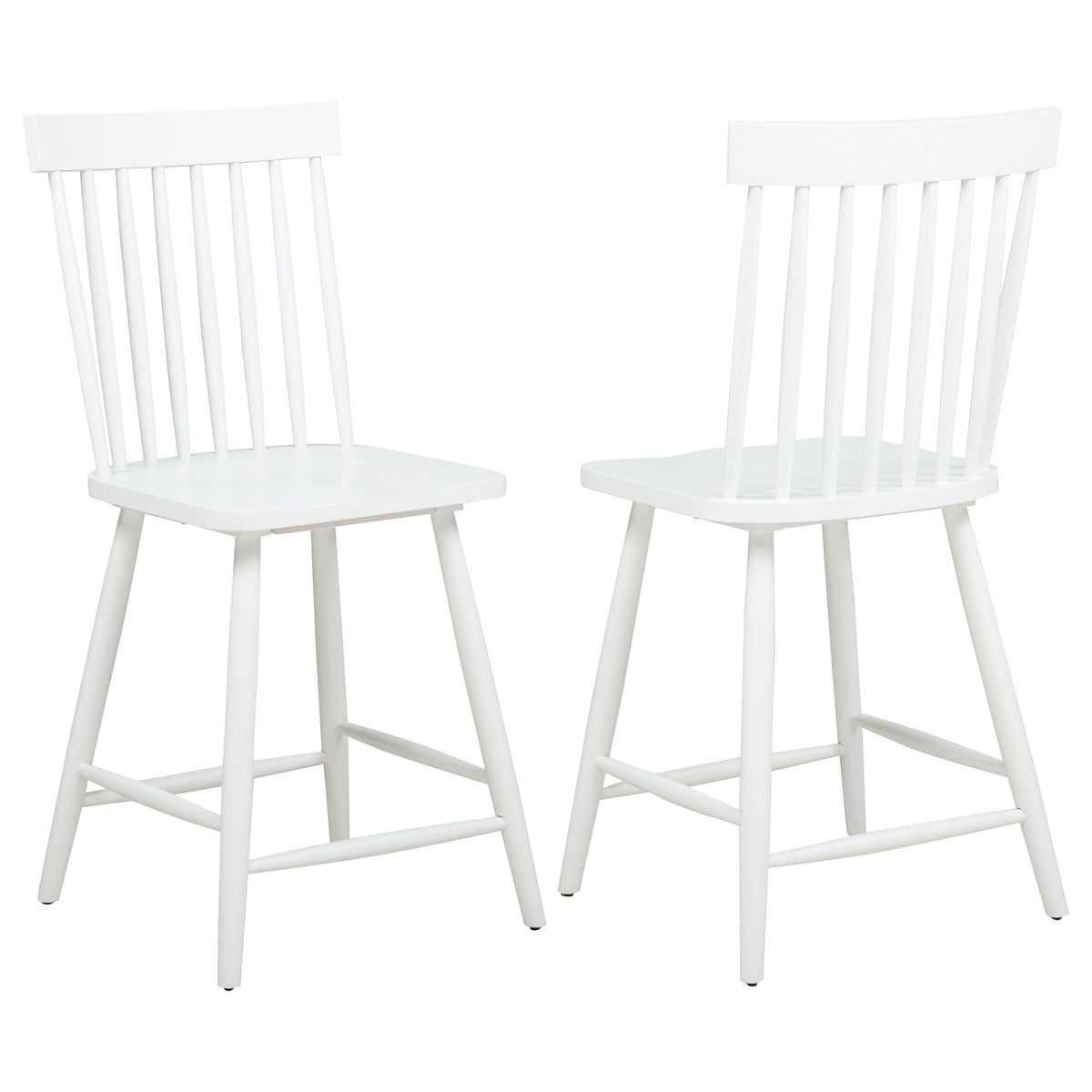 Andrews Windsor Counter Height Dining Side Chair (Set of 2)