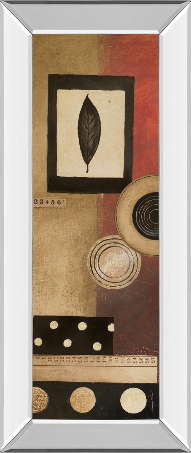Mirrored Frame Radius Panel I By Kimberly Poloson 18X42 Mirror Frame Print