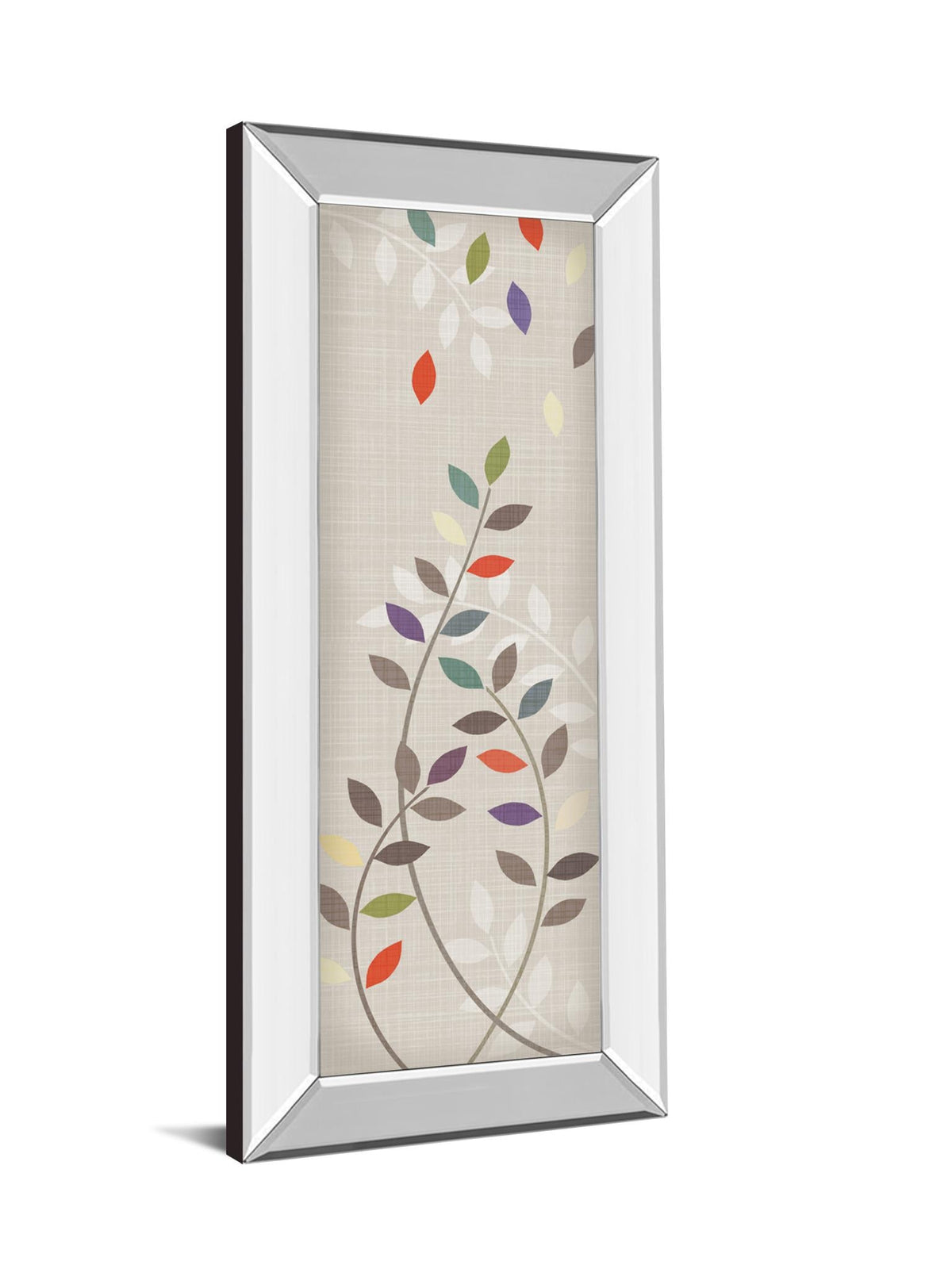 Mirrored Frame Leaflets Ii By Tandi Venter 18X42 Mirror Frame Print