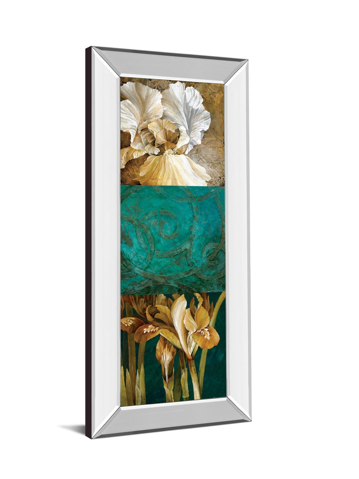 Mirrored Frame From My Garden Ii By Linda Thompson 18X42 Mirror Frame Print