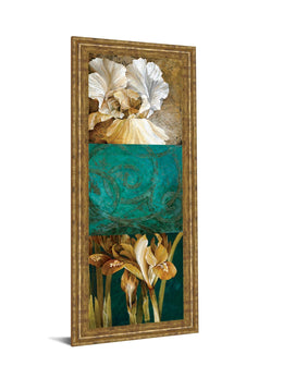 From My Garden Ii By Linda Thompson 18X42 Framed Print