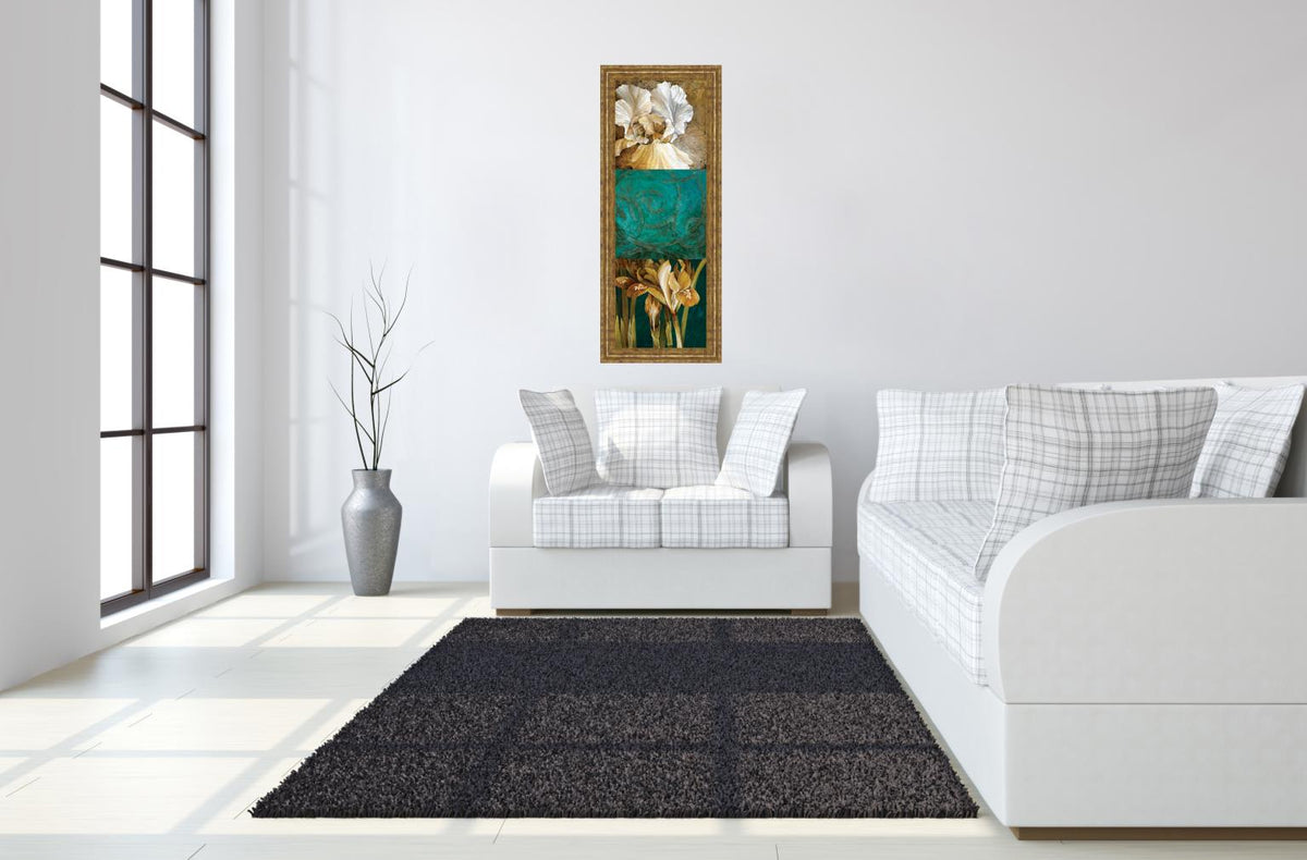 From My Garden Ii By Linda Thompson 18X42 Framed Print