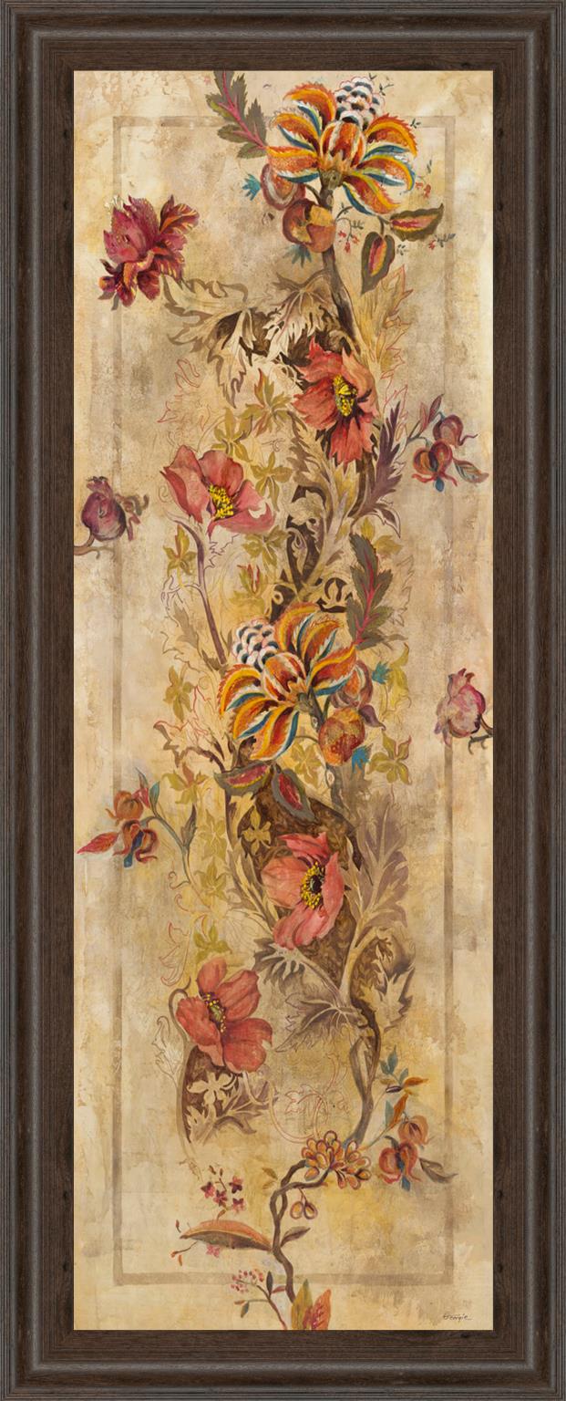 Fleur Delicate I By Georgie 18X42 Framed Print