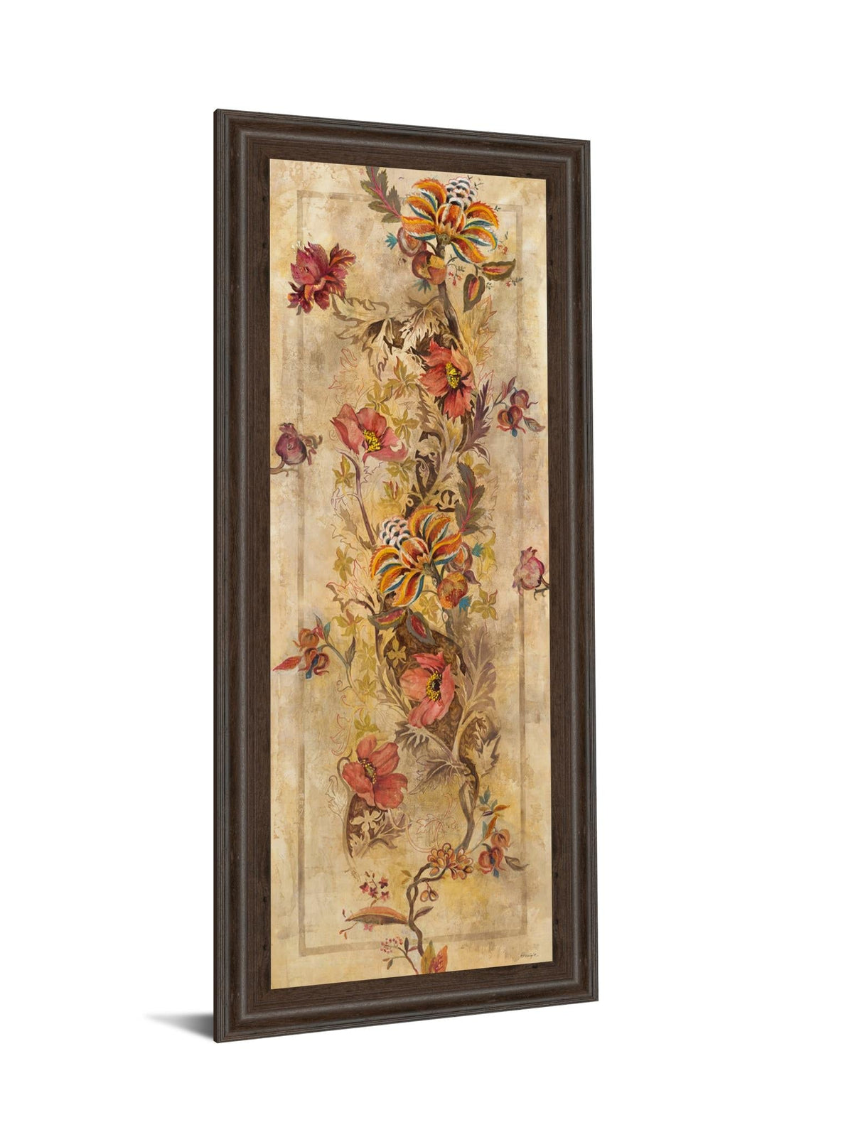 Fleur Delicate I By Georgie 18X42 Framed Print
