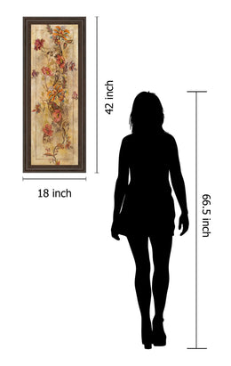 Fleur Delicate I By Georgie 18X42 Framed Print