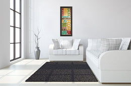 Rock & Roll By Sd Graphics Studio 18X42 Framed Print