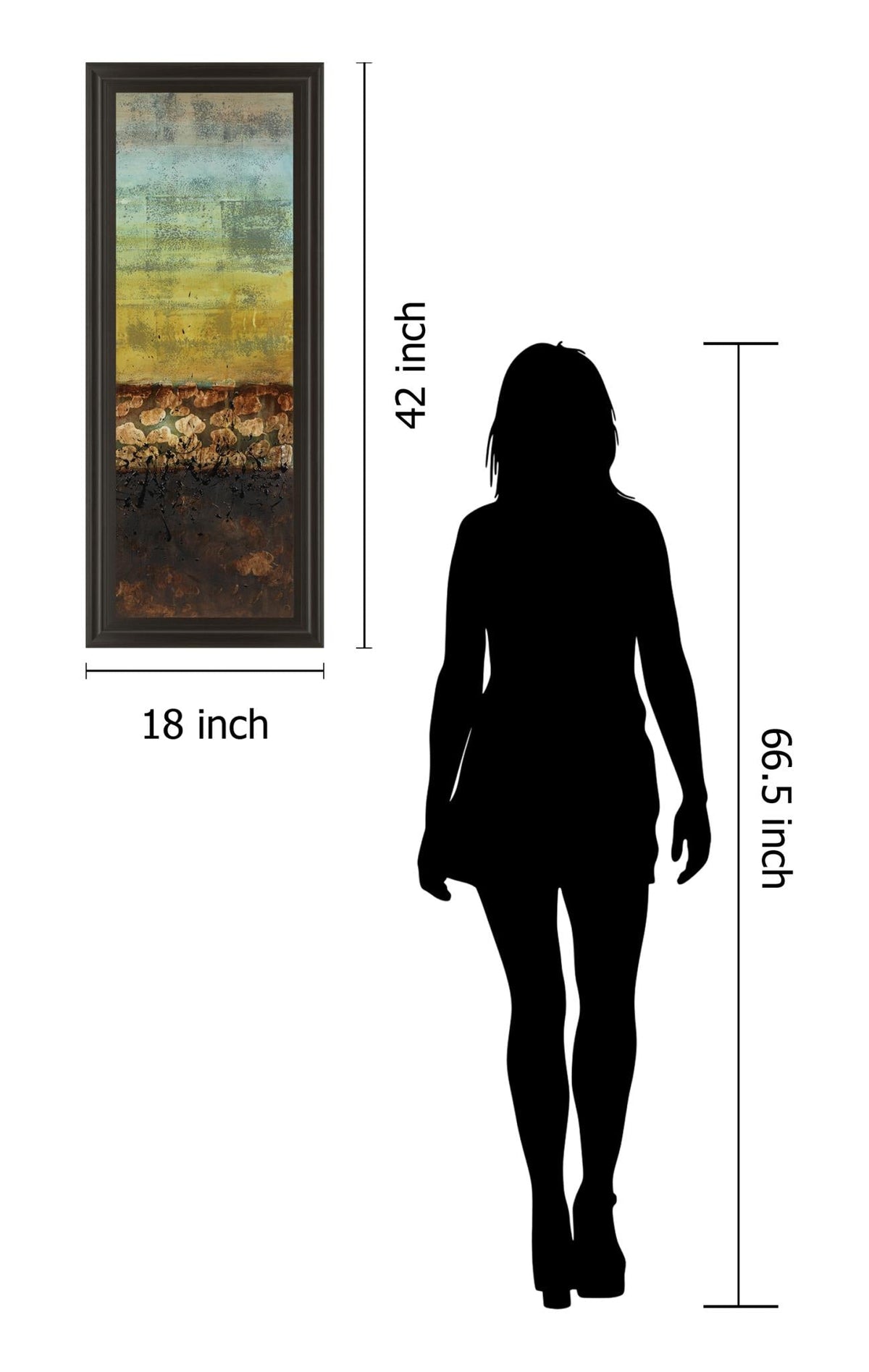 Subterranean I By Lanie Loreth 18X42 Framed Print