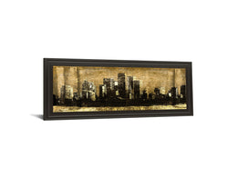 Defined City Ii By Sd Graphic Studio 18X42 Framed Print