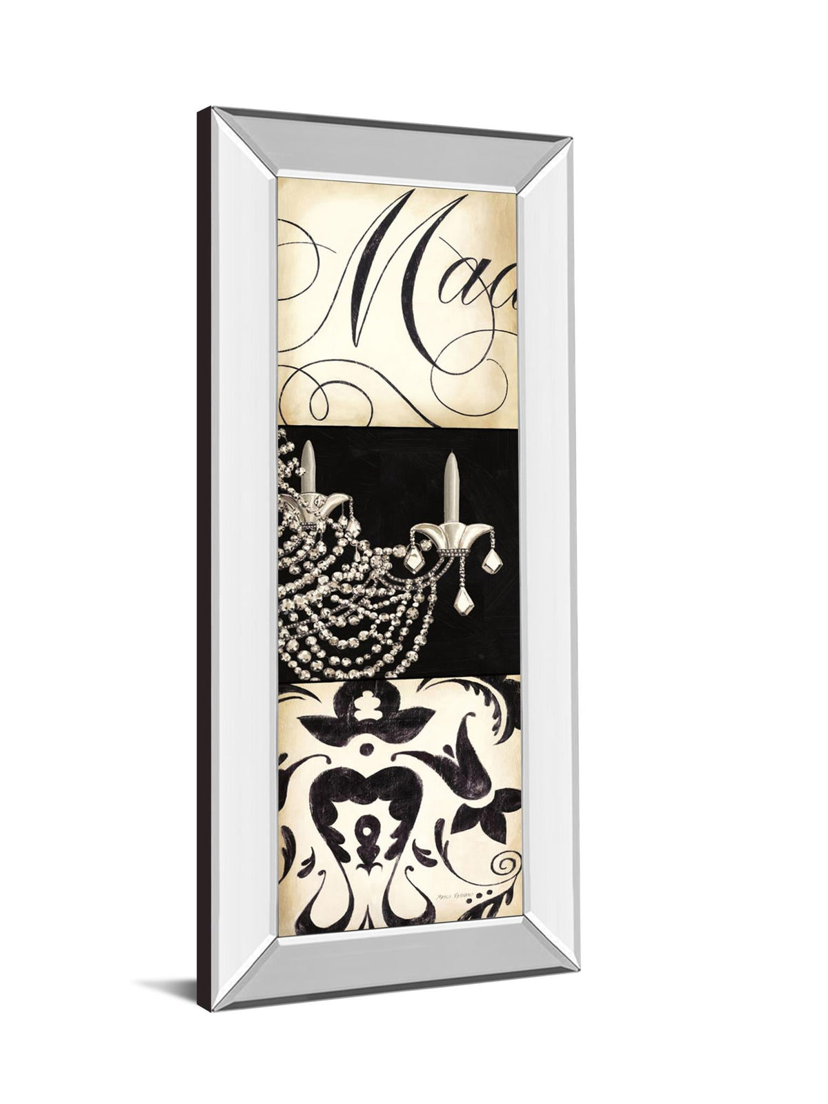 Mirrored Frame Fifth And Madison Iv By Marco Fabiano 18X42 Mirror Frame Print