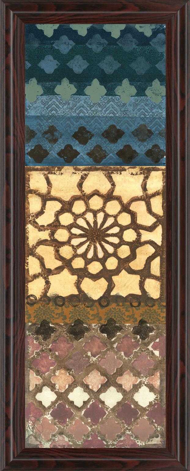 Sandalwood Summer Ii By Jeni Lee 18X42 Framed Print