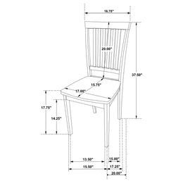 Gomez  Rectangular Dining Table Set Cappuccino