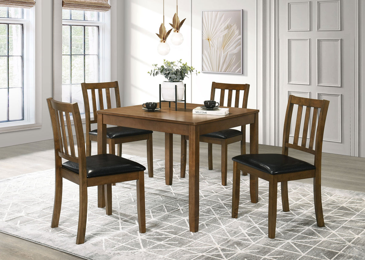 Parkwood  Square Dining Table Set Charcoal