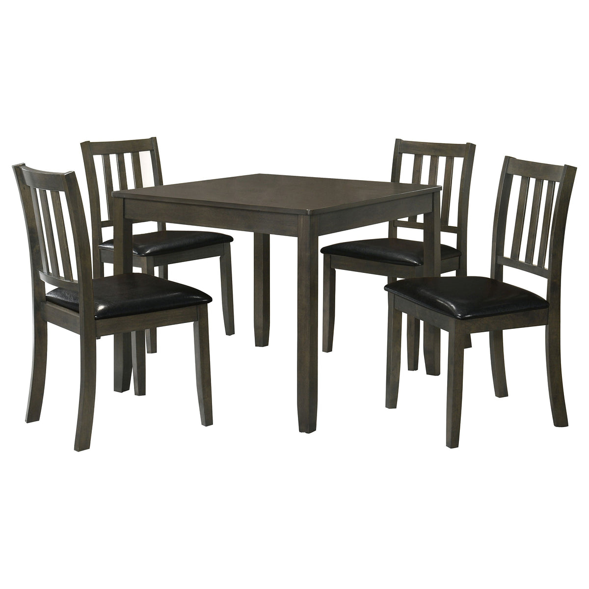 Parkwood  Square Dining Table Set Charcoal