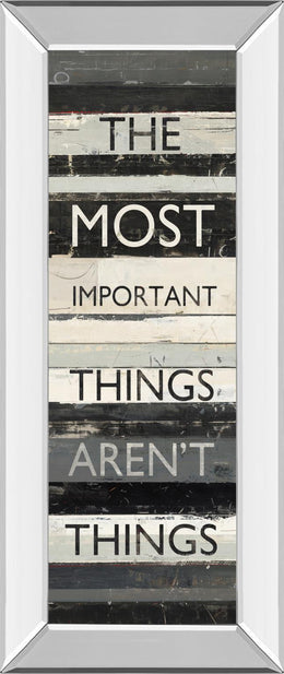 Mirrored Frame Zephry Quote Ii By Mike Schick 18X42 Mirror Frame Print