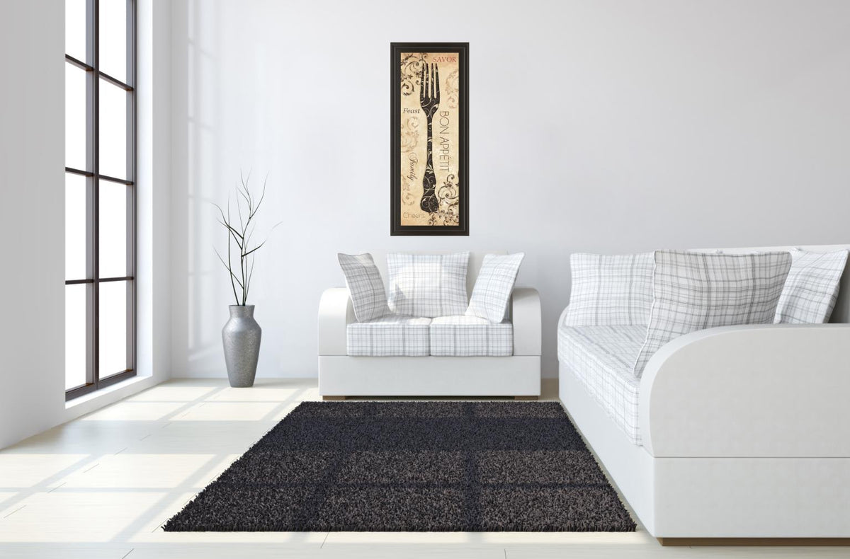 Bon Appetite By Dee Dee 18X42 Framed Print