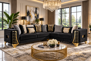 S4020 Donovan (Black) - Sectional