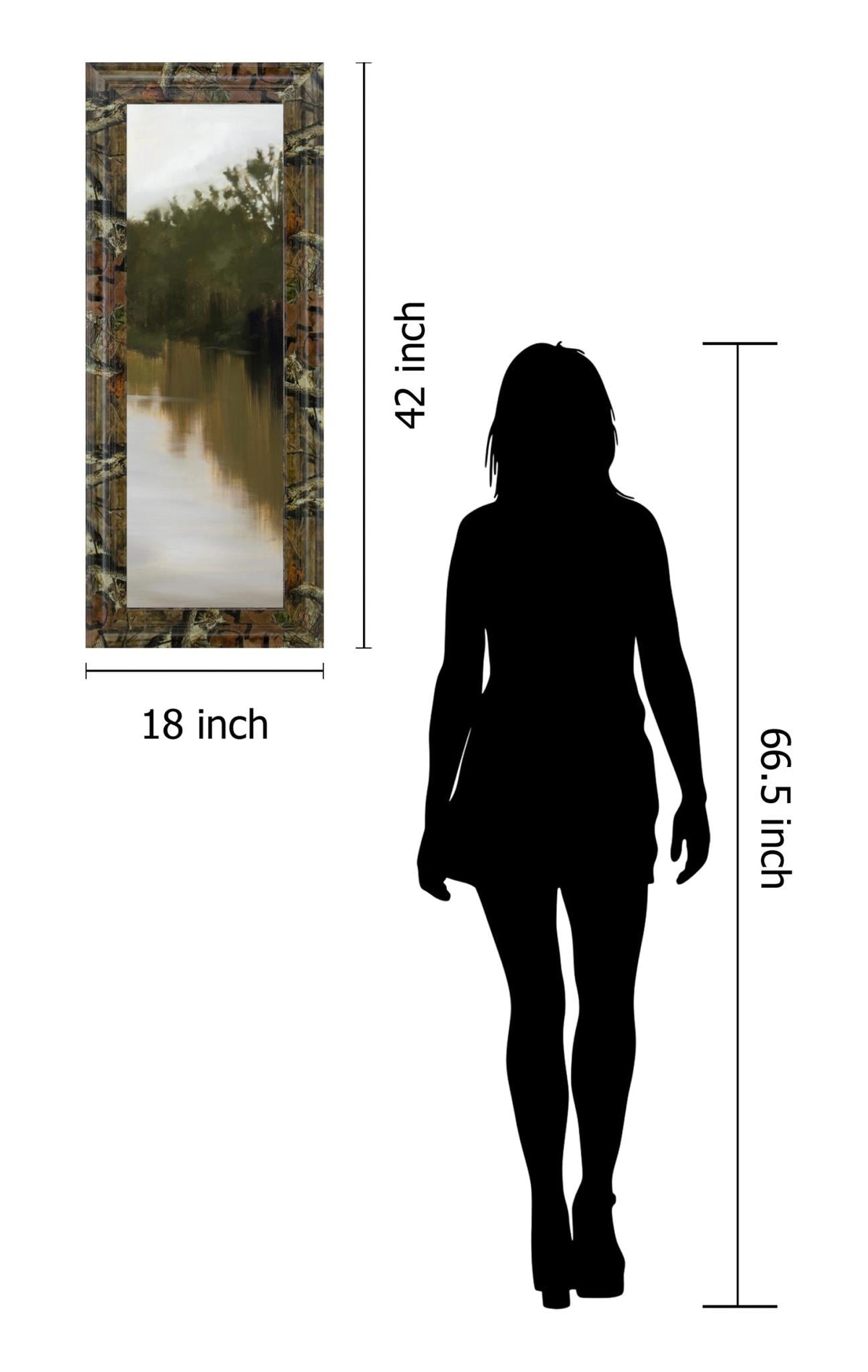 River Journey By Megan Lightell ***Monl*** 18X42 Framed Print