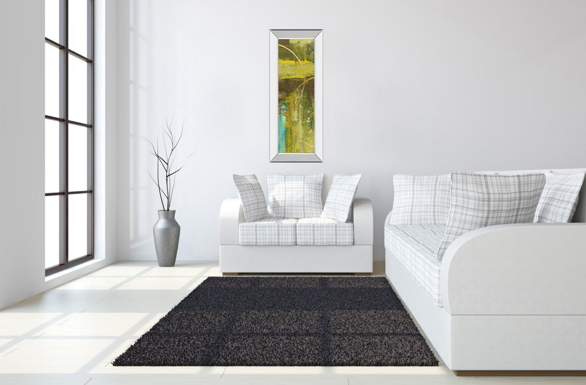 Mirrored Frame Aller Chartreuse By Patrick St. Germain 18X42 Mirror Frame Print