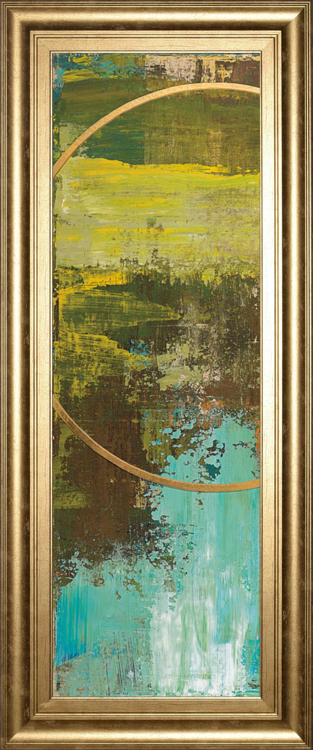 Aller Chartreuse By Patrick St. Germain 18X42 Framed Print