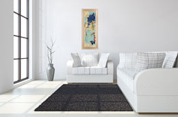 Composition 4A By Melissa Wang 18X42 Framed Print
