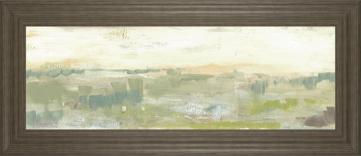 Greenery Horizon Line Ii By Jennifer Goldberger 18X42 Framed Print