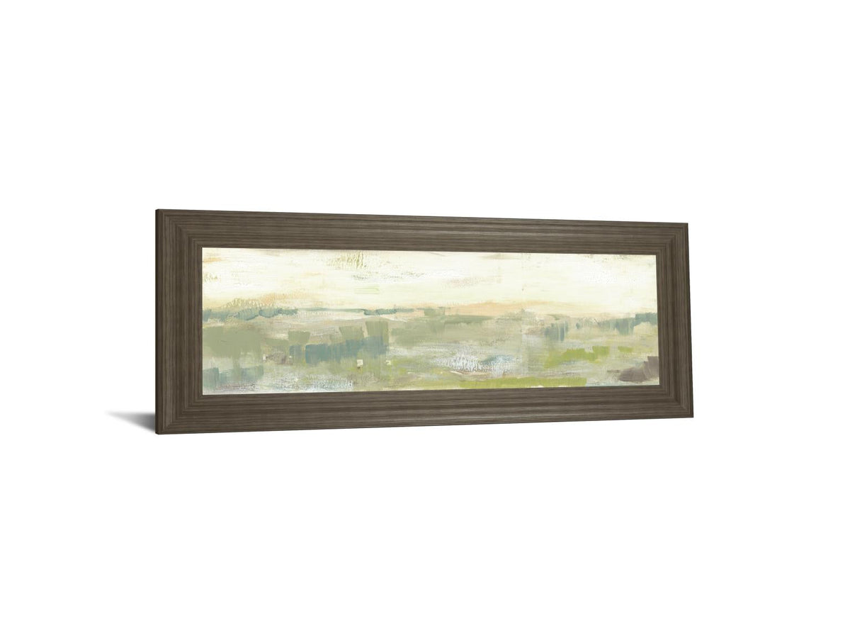 Greenery Horizon Line Ii By Jennifer Goldberger 18X42 Framed Print