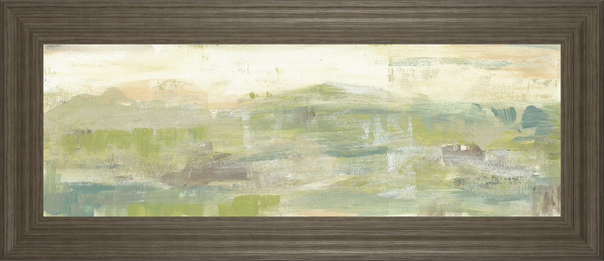 Greenery Horizon Line Iii By Jennifer Goldberger 18X42 Framed Print