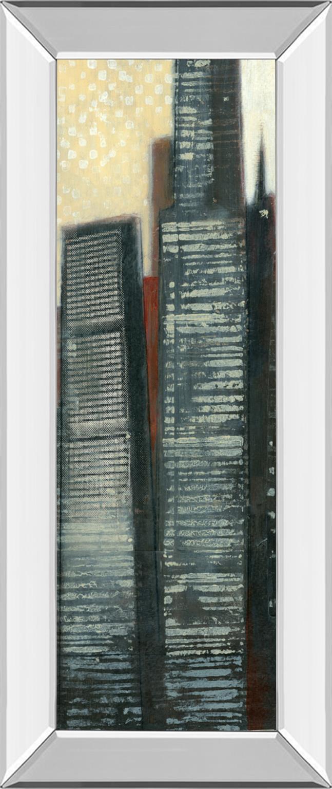 Mirrored Frame Urban Landscape Iv By Norman Wyatt 18X42 Mirror Frame Print